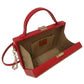 New Leaf Red Rectangle Box Sling – Plain Handcrafted Bag