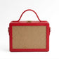 New Leaf Red Rectangle Box Sling – Plain Handcrafted Bag