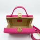 New Leaf Pink Rectangle Box Sling – Plain Handcrafted Bag