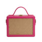 New Leaf Pink Rectangle Box Sling – Plain Handcrafted Bag