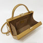 New Leaf Golden Rectangle Box Sling – Plain Handcrafted Bag