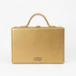 New Leaf Golden Rectangle Box Sling – Plain Handcrafted Bag