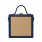New Leaf Navy Blue Square Box Bag Sling – Plain Handcrafted Bag