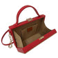 New Leaf Red Square Box Bag Sling – Plain Handcrafted Bag