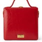 New Leaf Red Square Box Bag Sling – Plain Handcrafted Bag