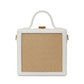 New Leaf White Square Box Bag Sling – Plain Handcrafted Bag