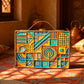 Opulent Aura Lippan Art Box Bag