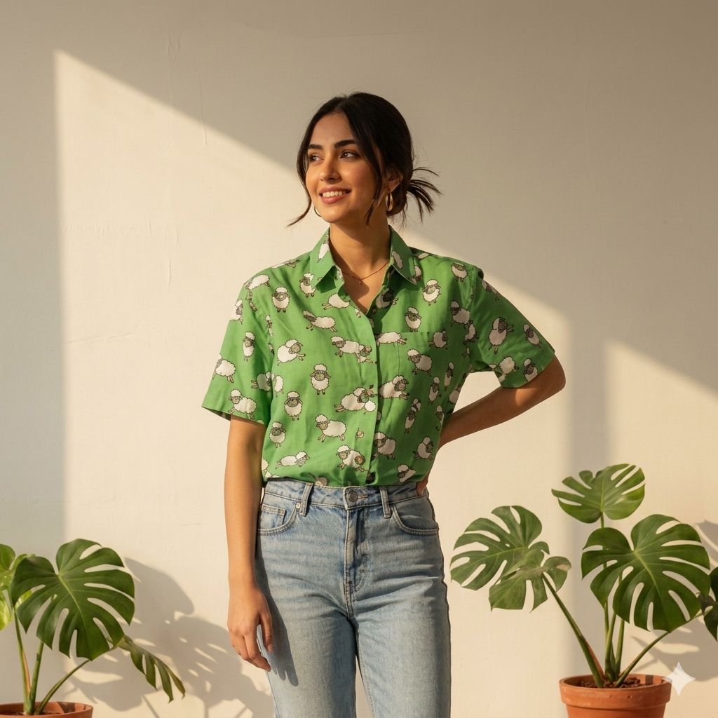 Sheep Unisex Short Sleeves Shirt