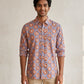 Orange Blue Flower  Full Sleeves Unisex Shirt