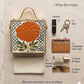 Mini Marigold Lippan Art Handcrafted Square Box Bag