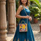 Peacock Heritage Lippan Art Handcrafted Square Box Bag