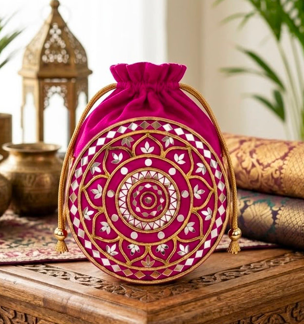 Blossom Pink Medium Mandala Lippan Art Circle Sling