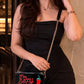 Mirchi Rectangle Lippan Art Box Bag