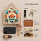 Pastel Lotus Charm Handcrafted Lippan Art Box Bag