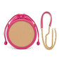 New Leaf Pink Circle Potli Sling – Plain Handcrafted Bag