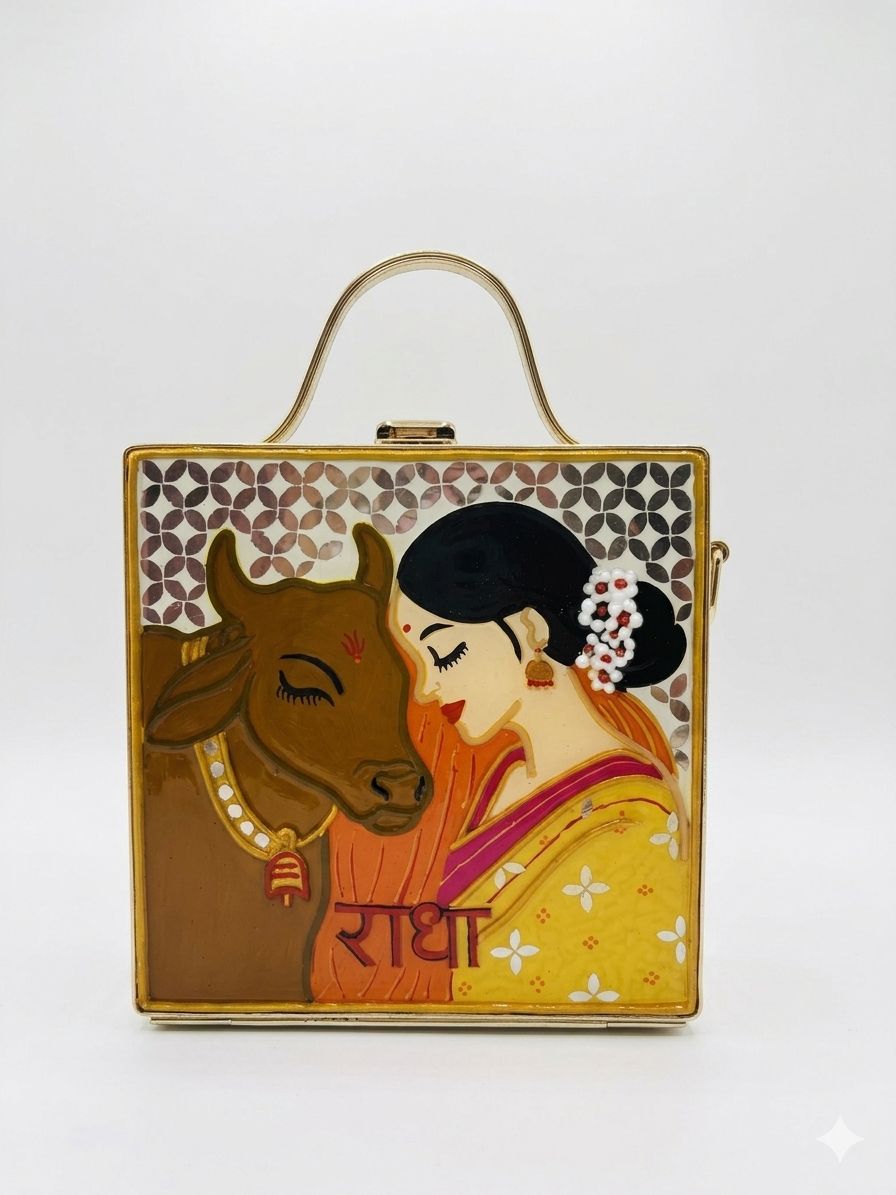 Gauri Lippan Art Box Bag