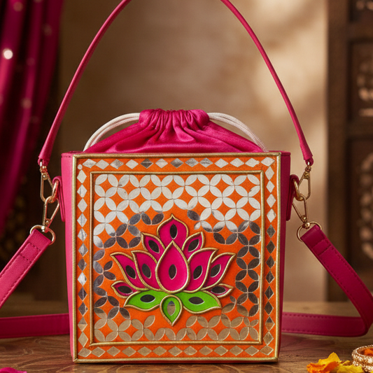 Lotus Lippan Art Potli Sling