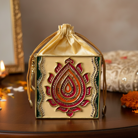 Noor-e Khaas Lippan Art Medium Potli Sling