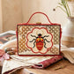 Lady Bird Rectangle Lippan Art Box Bag