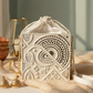 White Bird Lippan Art Handcrafted Potli Bag
