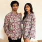 Pink Peacock  Full Sleeves Unisex Shirt
