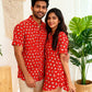 Red Dog Unisex Short Sleeves Shirt