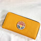 MULTICOLOUR YELLOW BIG  Lippan art Handcrafted Wallet