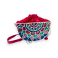 Mandala Semi  Circle Lippan Art Handcrafted Potli Bag with Sling