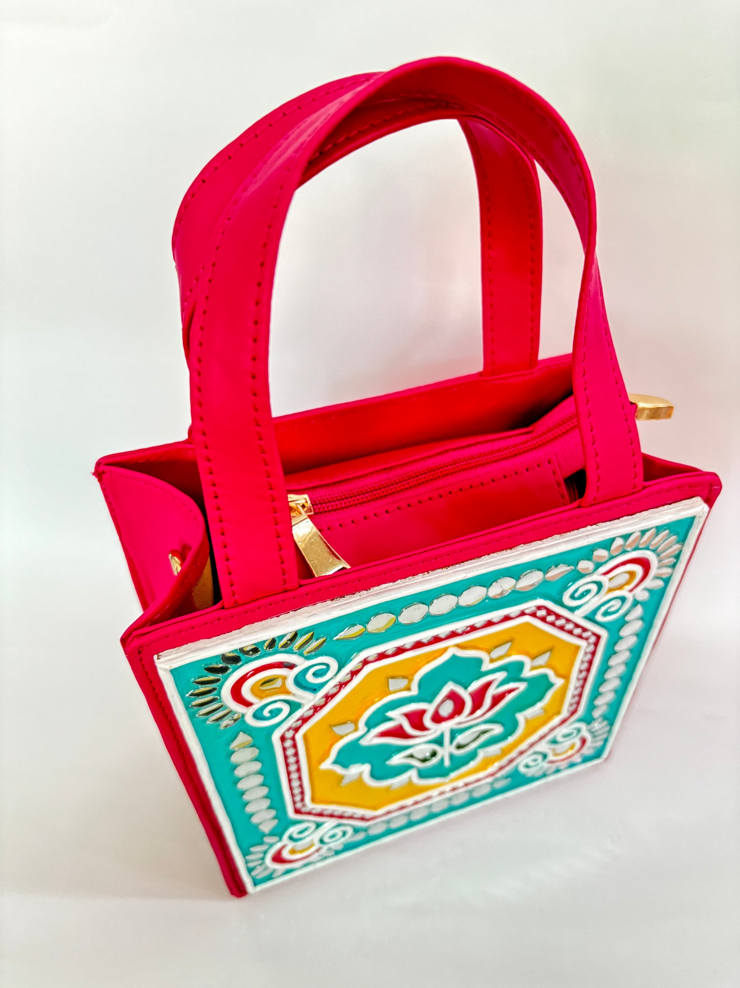 Lotus Mini Handcrafted Handbag