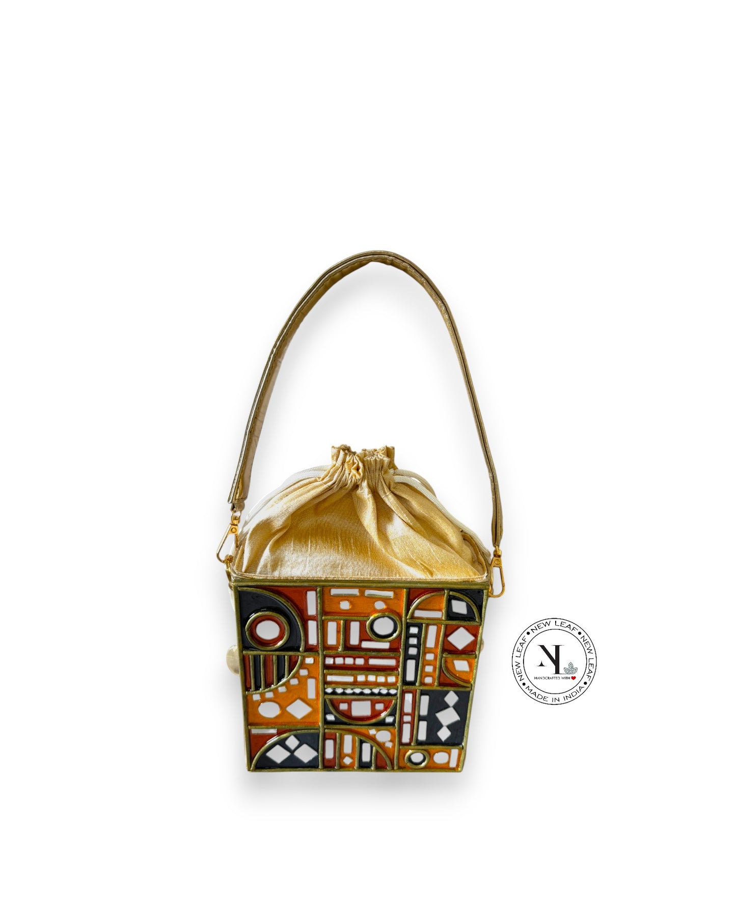 Mehfil Nights  Lippan Art Medium Potli Sling