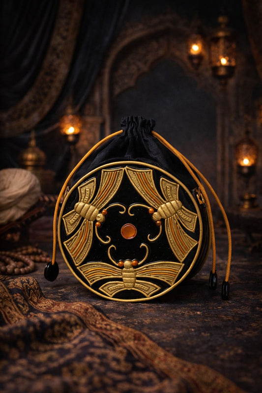 Moth Lippan Art Circle Medium Potli Sling