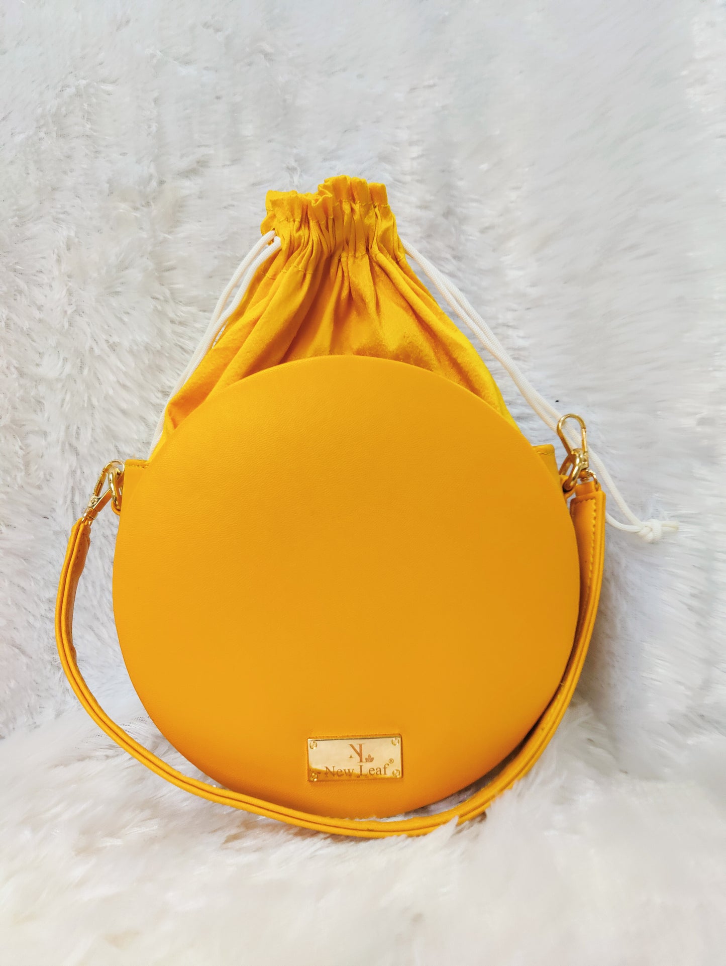 Elephant Lippan Art Handcrafted Potli Bag with Sling