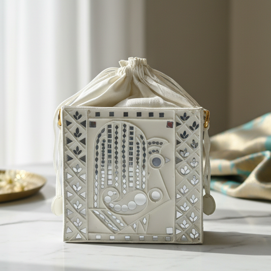 Bird Lippan Art Regular Potli Sling