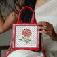 Rose Handcrafted Lippan Art Handbag/ Sling