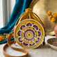 Purple Glaze Festive Lippan Art Circle Sling