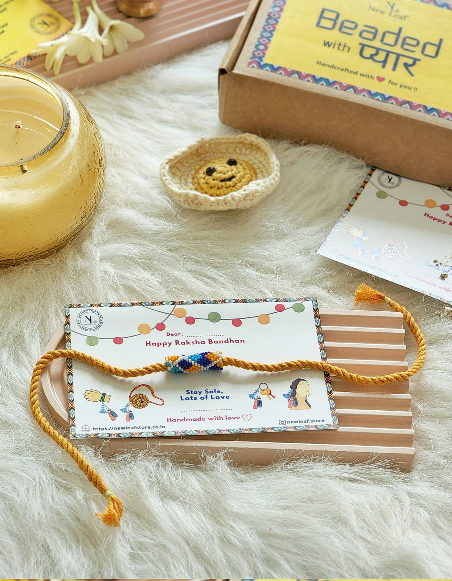 Khoobsurat Beaded Rakhi