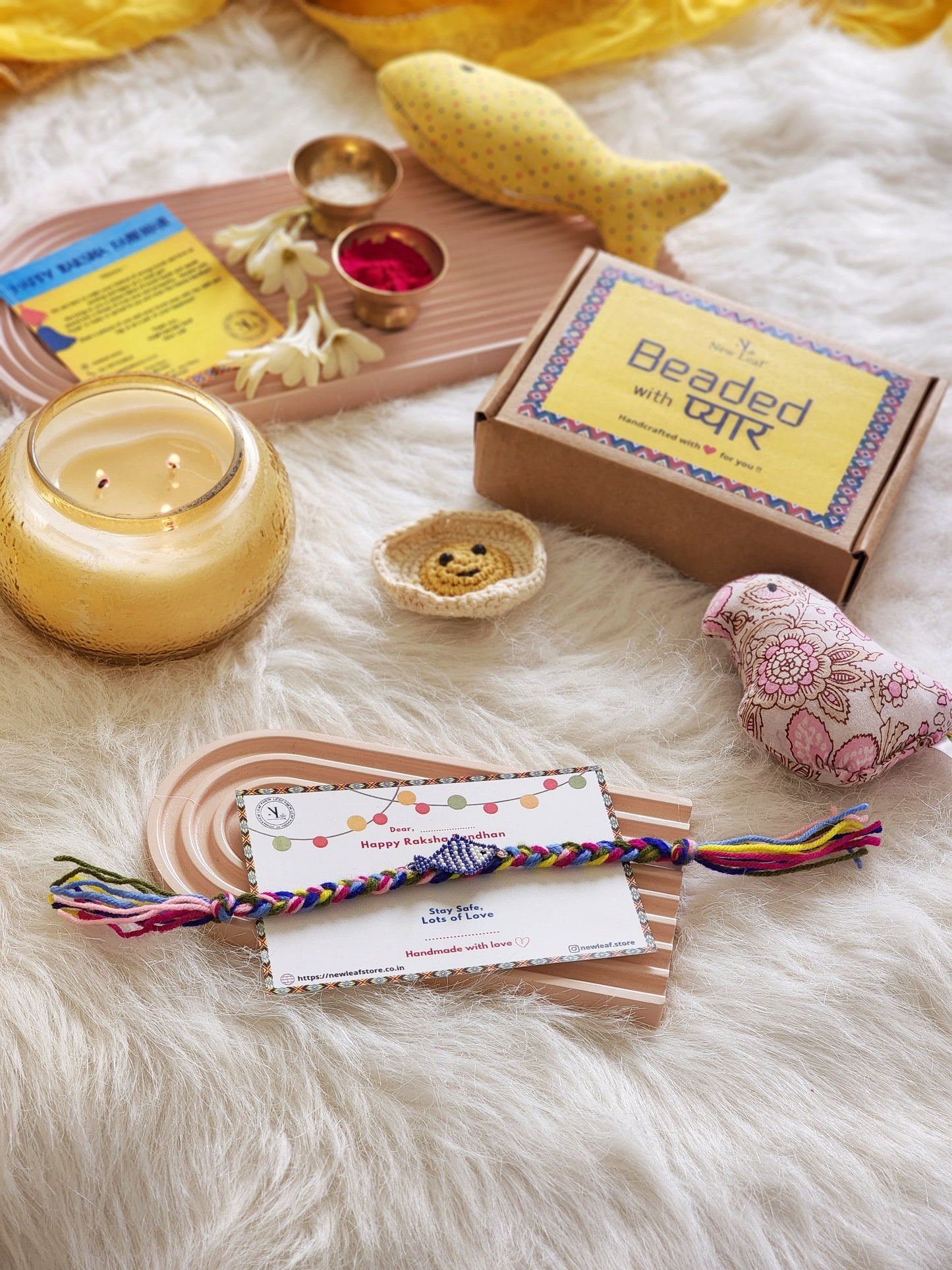 Machli  - Beaded Rakhi