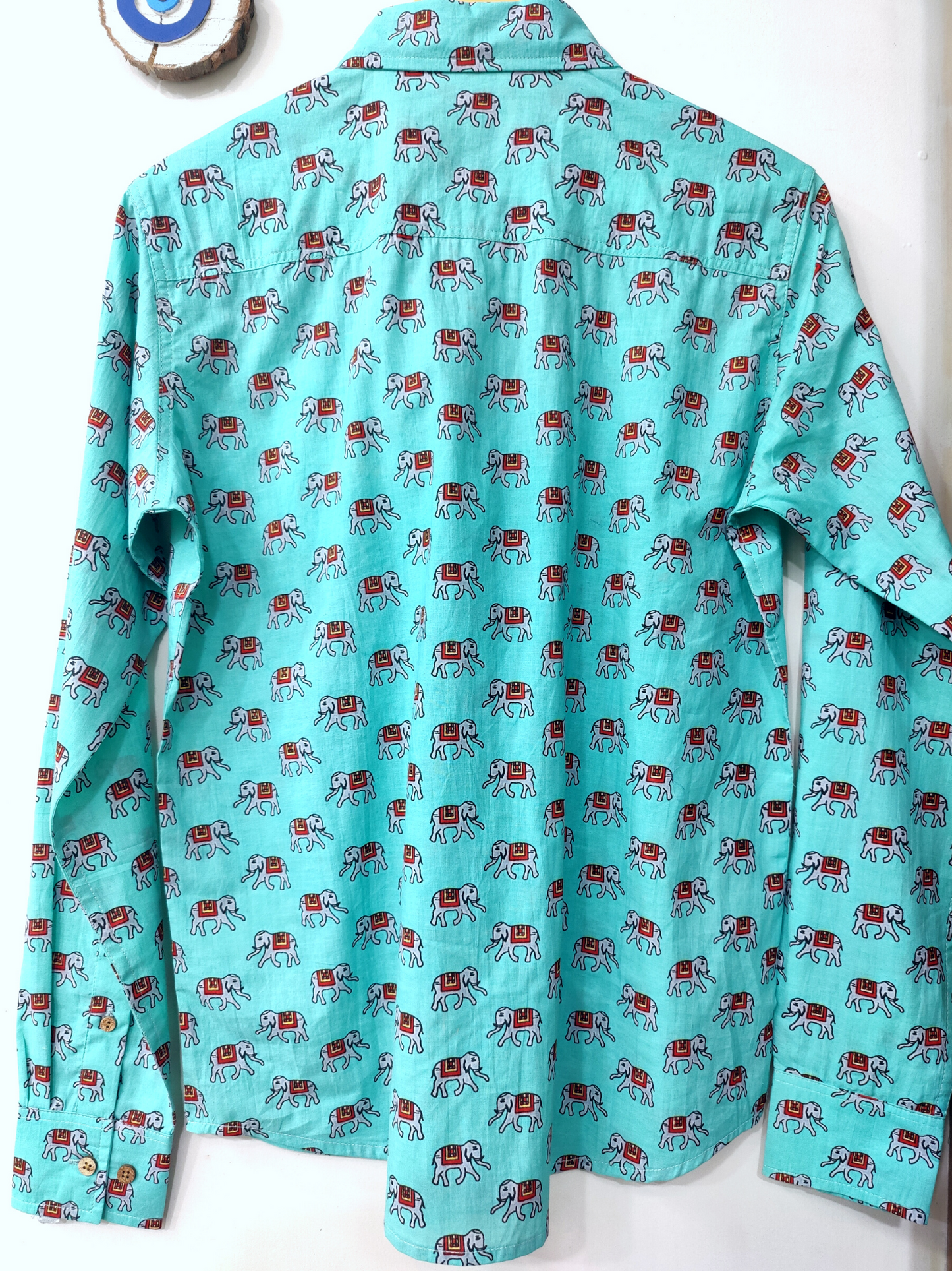 Green Elephant - Unisex Full Sleeves Shirt