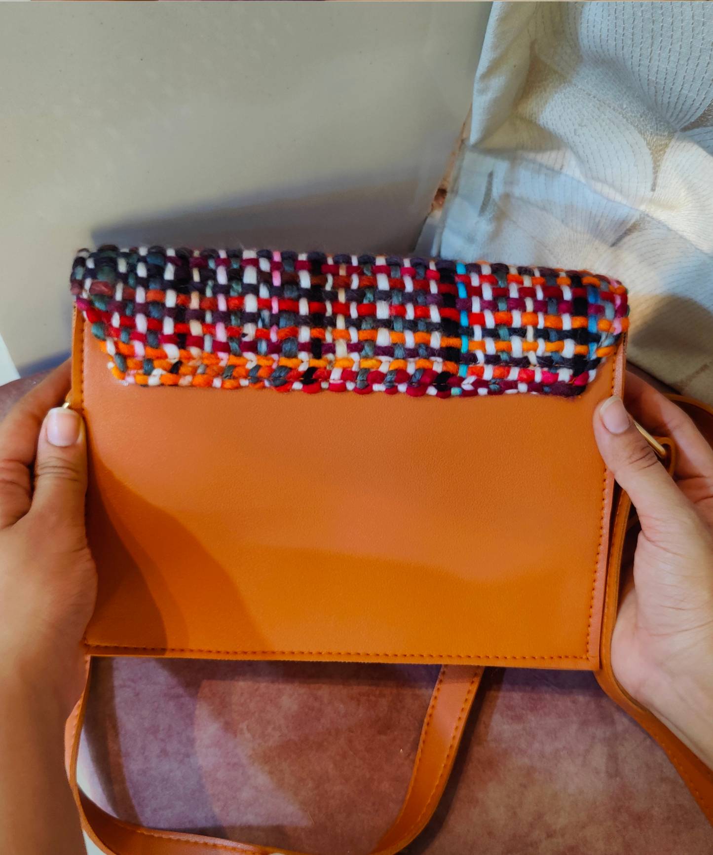 Classic Fringe Clutch Sling Bag