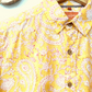 Yellow Paisley - Unisex Short Sleeves Shirt