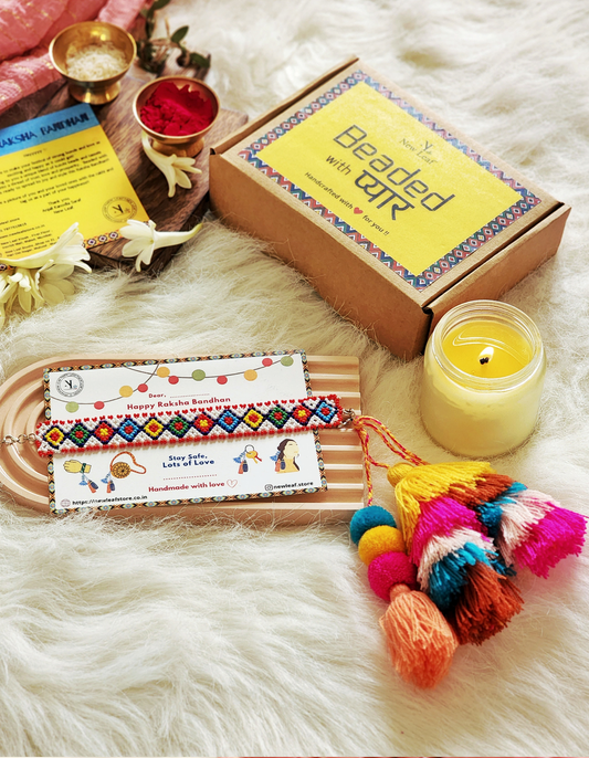 Masakali - Beaded Tassel Lumba Rakhi