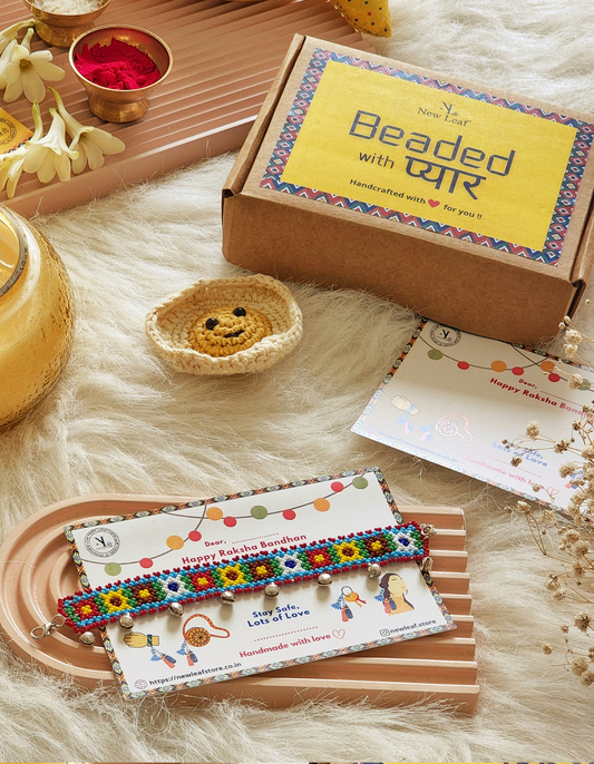 Pushpa - Beaded Ghunghru Rakhi