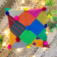 Rainbow Patch Cushion Cover