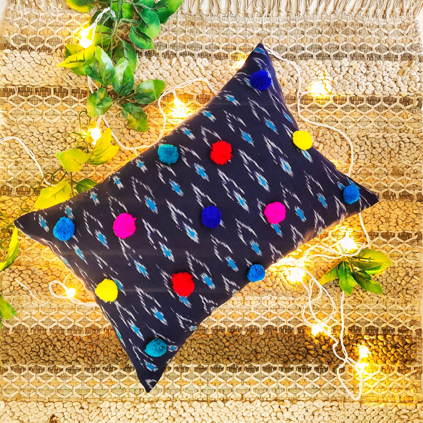 Pom Pom Power - Stuffed Cushion