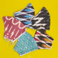 SET OF 5 FABRIC MASKS - YOU PICK 5 , WE DONATE 5