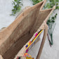 Tassel Handcrafted Customized Jute Bag- Small